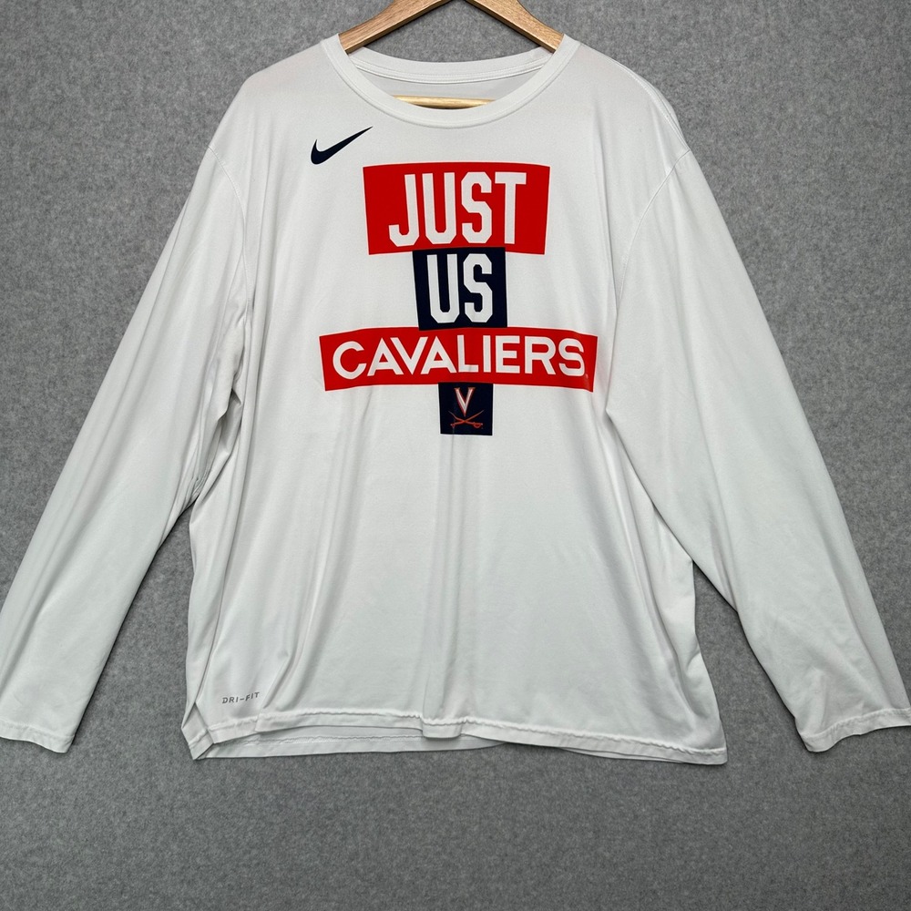 Nike Dri Fit Men Shirt XXL Virginia Cavaliers 2021 Postseason Basketball JUST US